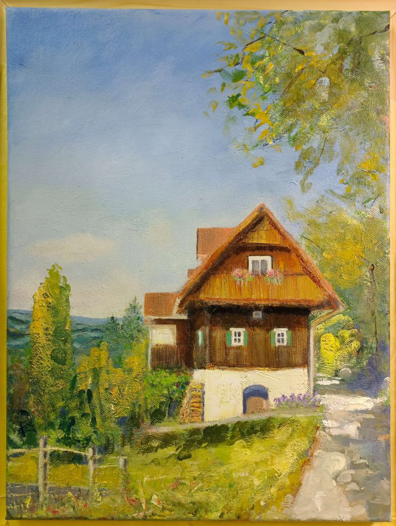 Haus am Weg von Sabine Rüdiger